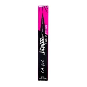 LA Girl Brush Jetsetter Liquid Eyeliner - Black - 0.034 fl oz